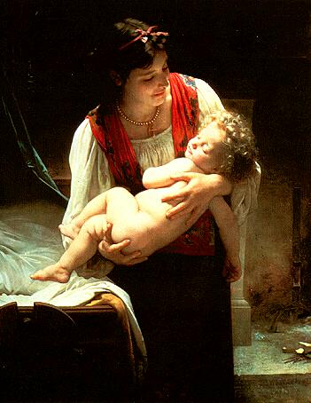 William-Adolphe Bouguereau - Lullaby