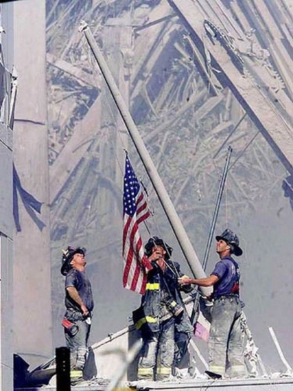 sept-11-raising-flag